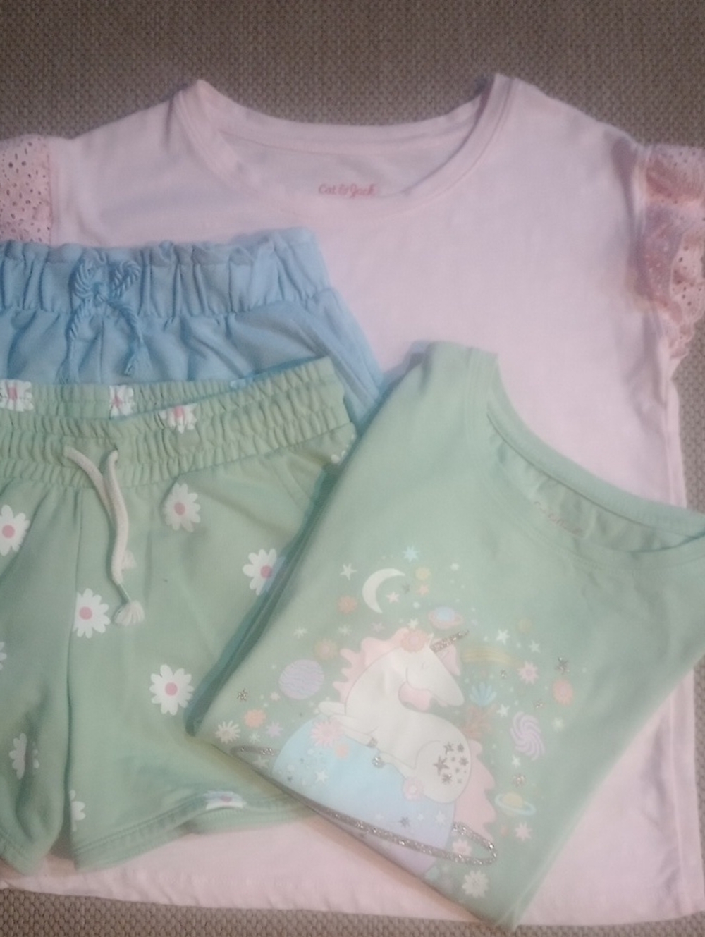 Cat & Jack Pastel Girls' Summer Bundle